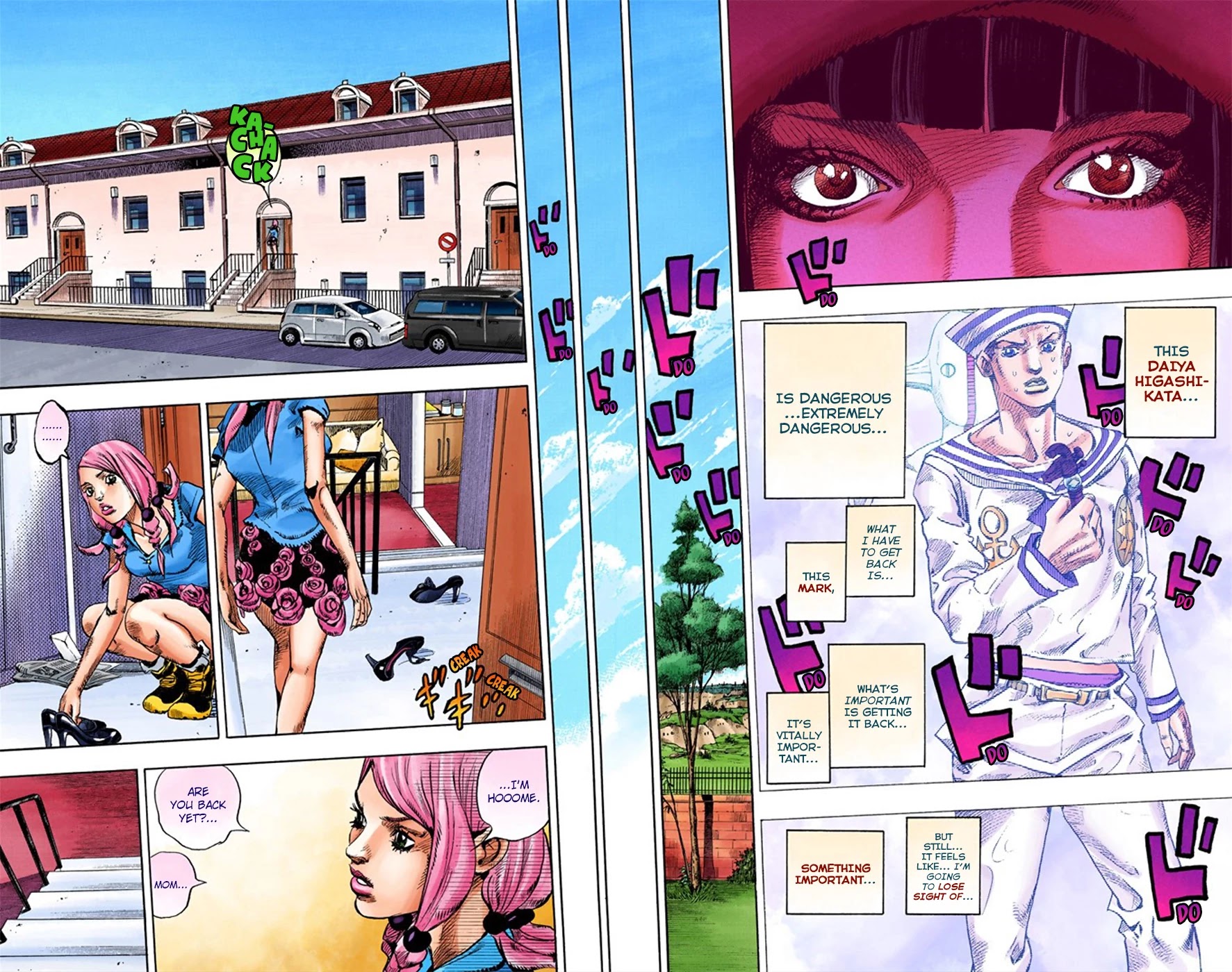 JoJo's Bizarre Adventure Part 8 - JoJolion (Official Colored) Chapter 8 page 28 - Chapter 8: California King Bed Part 1