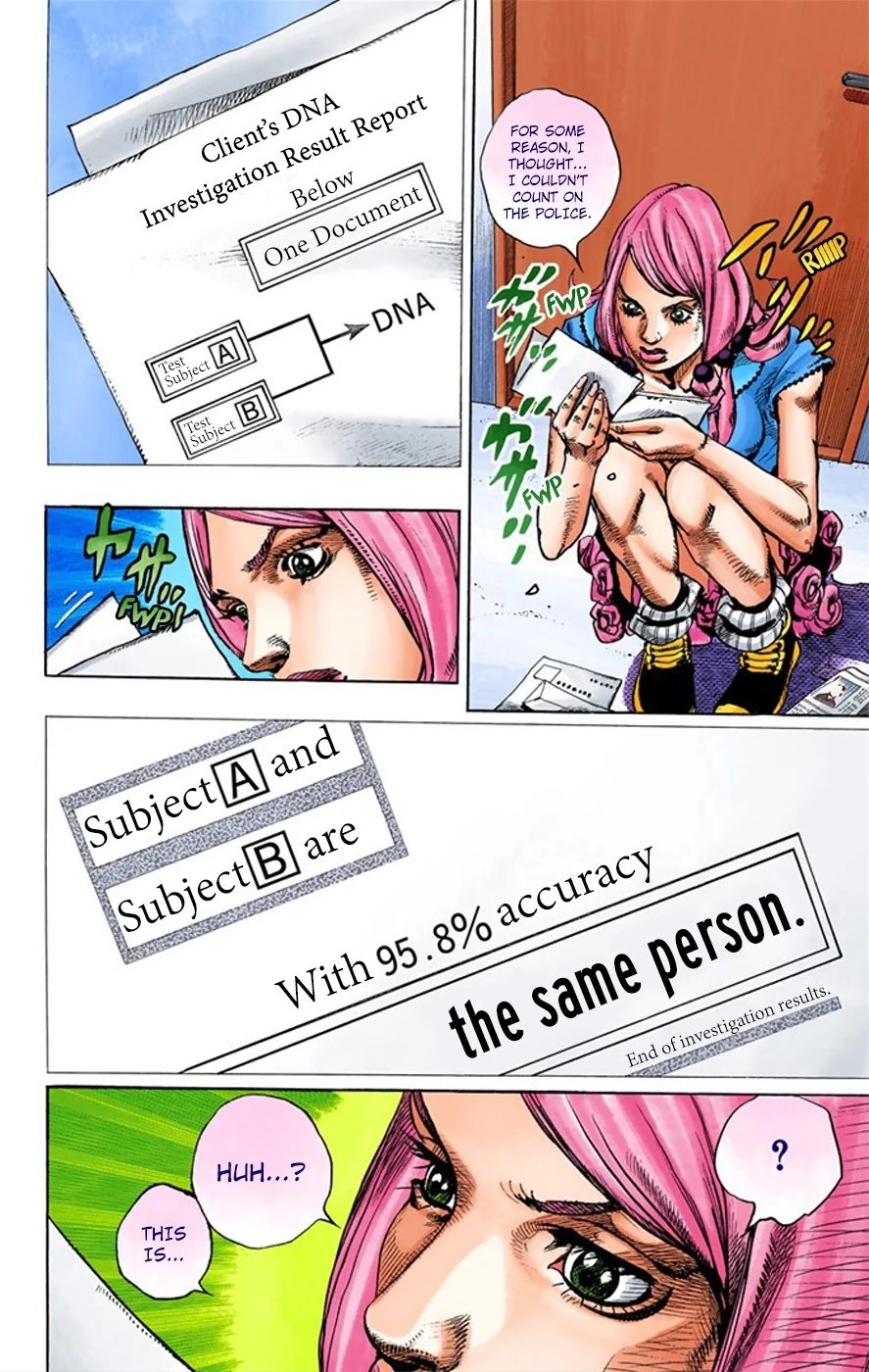 JoJo's Bizarre Adventure Part 8 - JoJolion (Official Colored) Chapter 8 page 33 - Chapter 8: California King Bed Part 1