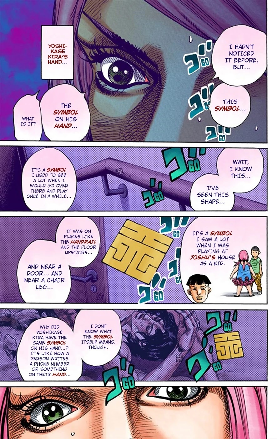 JoJo's Bizarre Adventure Part 8 - JoJolion (Official Colored) Chapter 8 page 36 - Chapter 8: California King Bed Part 1