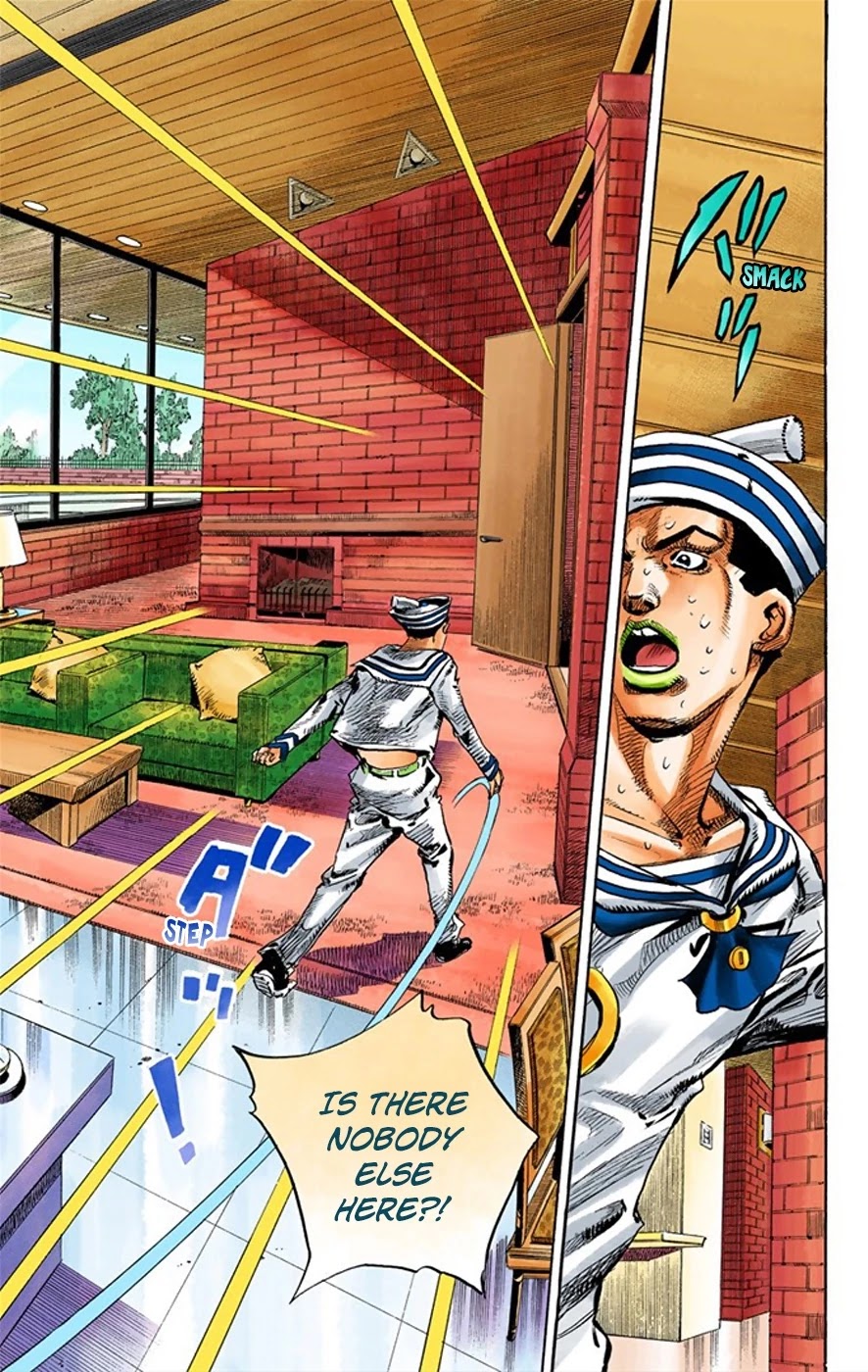 JoJo's Bizarre Adventure Part 8 - JoJolion (Official Colored) Chapter 8 page 5 - Chapter 8: California King Bed Part 1