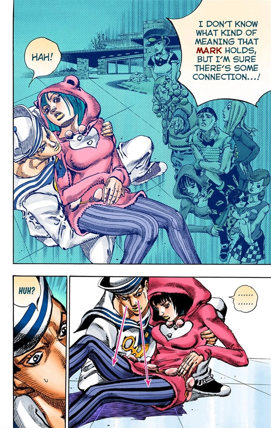 JoJo's Bizarre Adventure Part 8 - JoJolion (Official Colored) Chapter 8 page 8 - Chapter 8: California King Bed Part 1