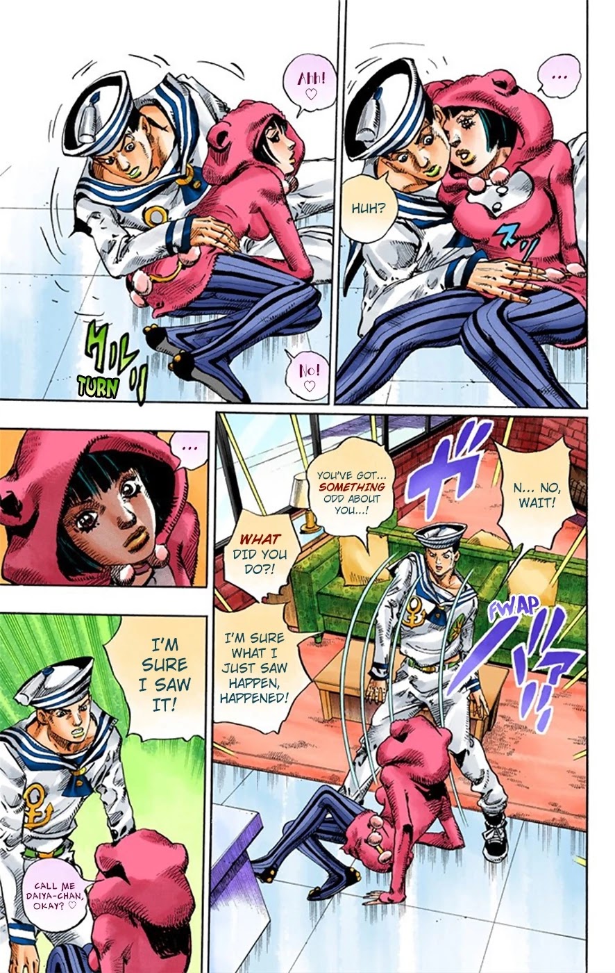 JoJo's Bizarre Adventure Part 8 - JoJolion (Official Colored) Chapter 8 page 9 - Chapter 8: California King Bed Part 1