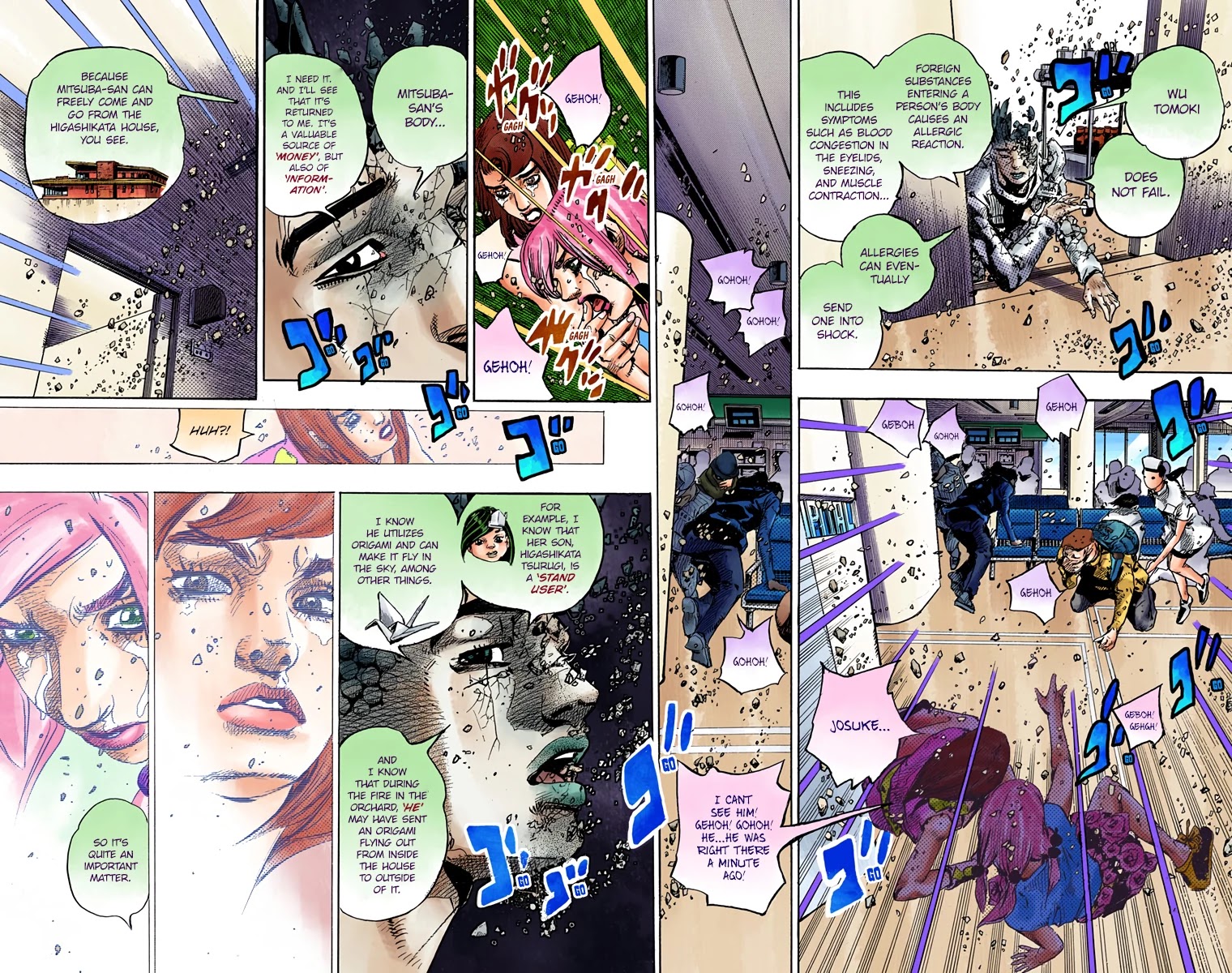 JoJo's Bizarre Adventure Part 8 - JoJolion (Official Colored) Chapter 80 page 18 - Chapter 80: Doctor Wu and Awaking III Leaves Part 2