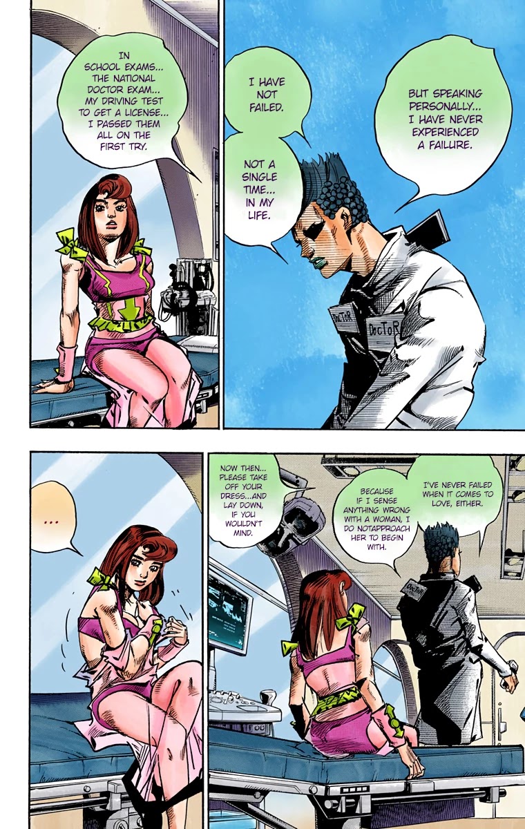 JoJo's Bizarre Adventure Part 8 - JoJolion (Official Colored) Chapter 80 page 5 - Chapter 80: Doctor Wu and Awaking III Leaves Part 2