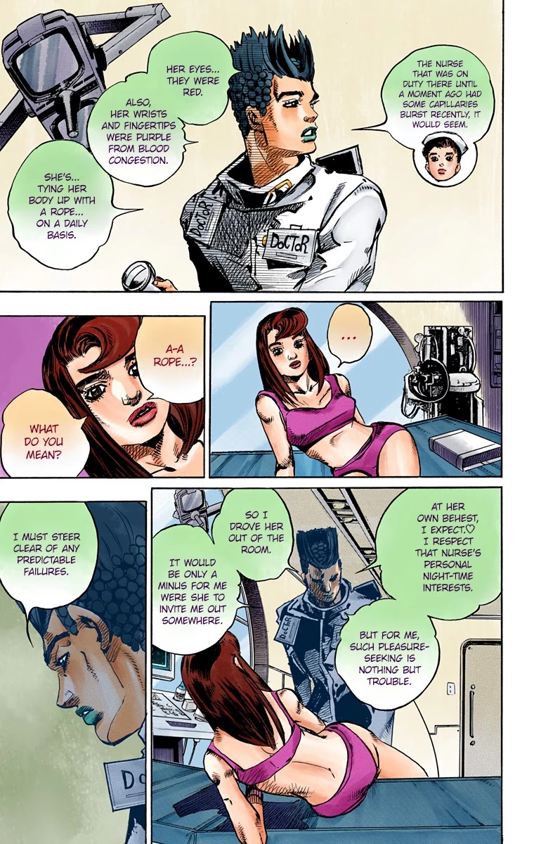 JoJo's Bizarre Adventure Part 8 - JoJolion (Official Colored) Chapter 80 page 6 - Chapter 80: Doctor Wu and Awaking III Leaves Part 2