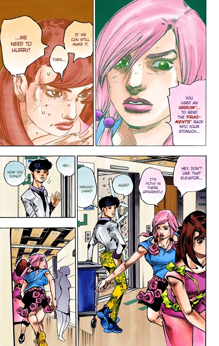 JoJo's Bizarre Adventure Part 8 - JoJolion (Official Colored) Chapter 81 page 23 - Chapter 81: Doctor Wu and Awaking III Leaves Part 3