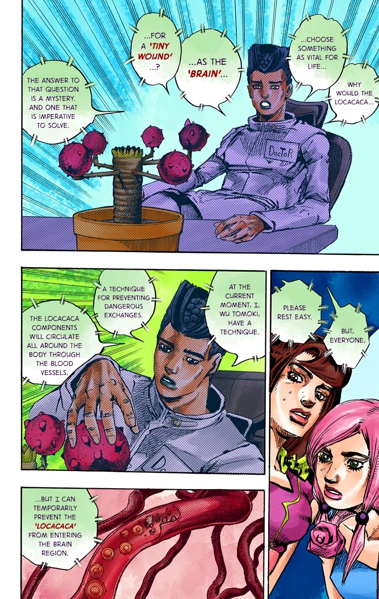 JoJo's Bizarre Adventure Part 8 - JoJolion (Official Colored) Chapter 81 page 34 - Chapter 81: Doctor Wu and Awaking III Leaves Part 3