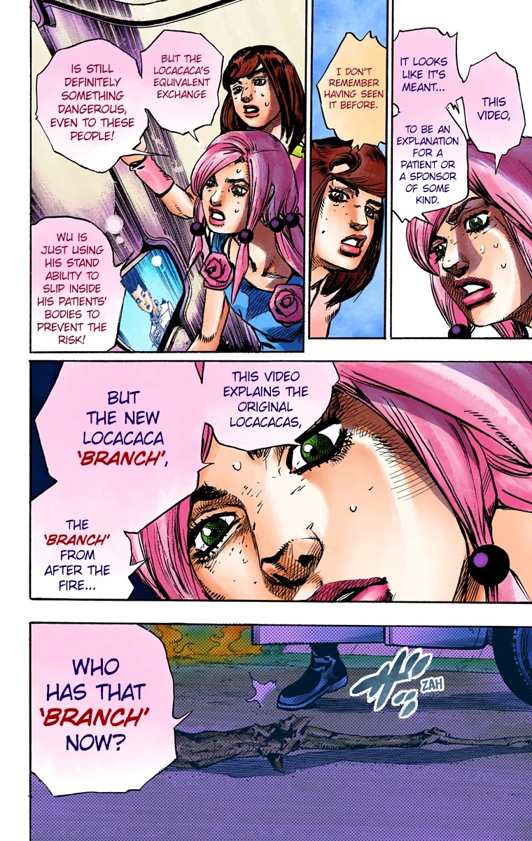 JoJo's Bizarre Adventure Part 8 - JoJolion (Official Colored) Chapter 81 page 36 - Chapter 81: Doctor Wu and Awaking III Leaves Part 3