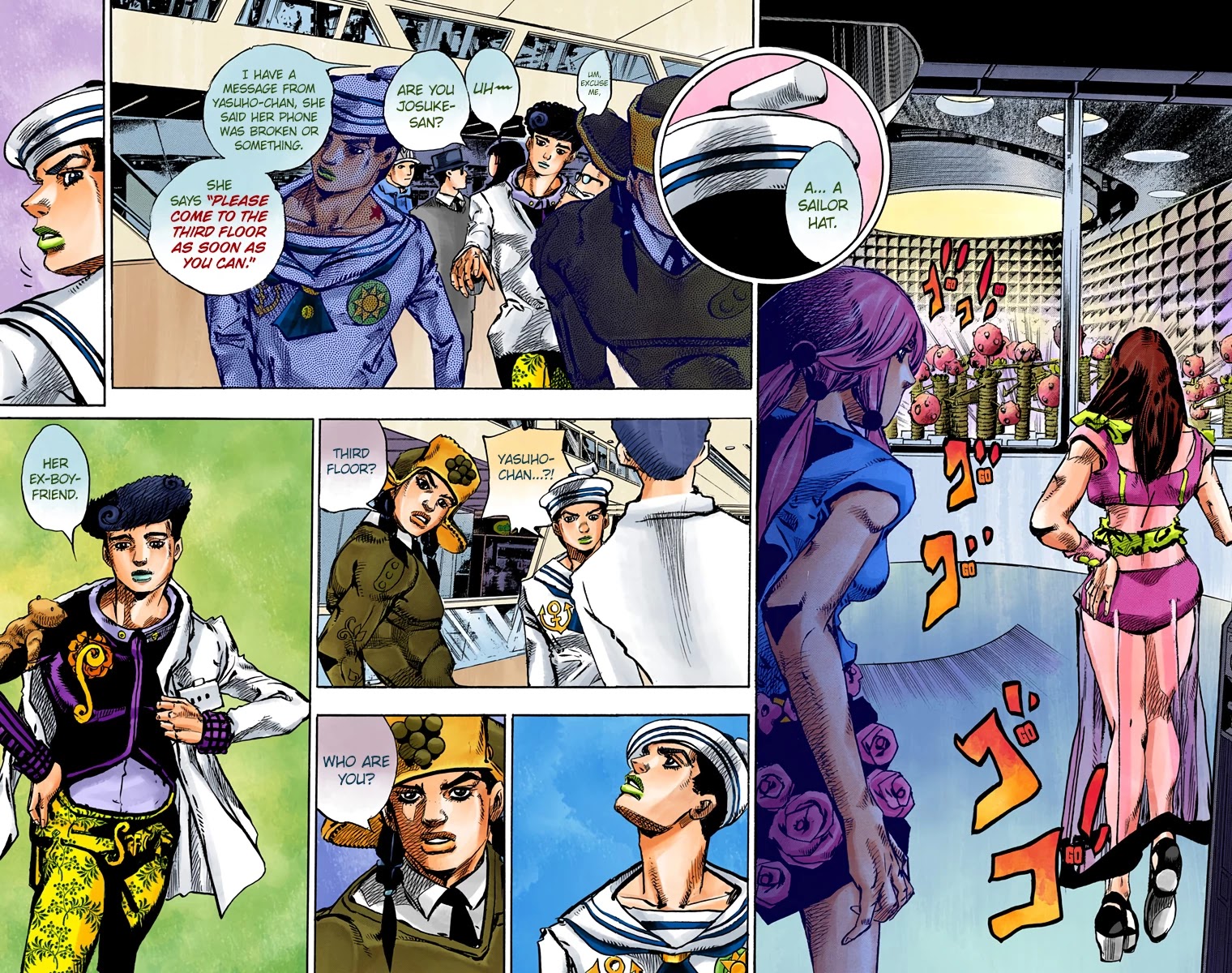JoJo's Bizarre Adventure Part 8 - JoJolion (Official Colored) Chapter 81 page 38 - Chapter 81: Doctor Wu and Awaking III Leaves Part 3