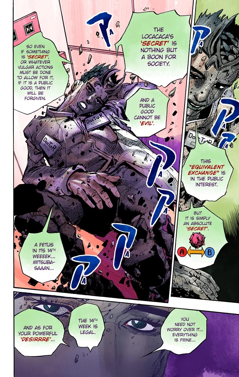 JoJo's Bizarre Adventure Part 8 - JoJolion (Official Colored) Chapter 81 page 6 - Chapter 81: Doctor Wu and Awaking III Leaves Part 3