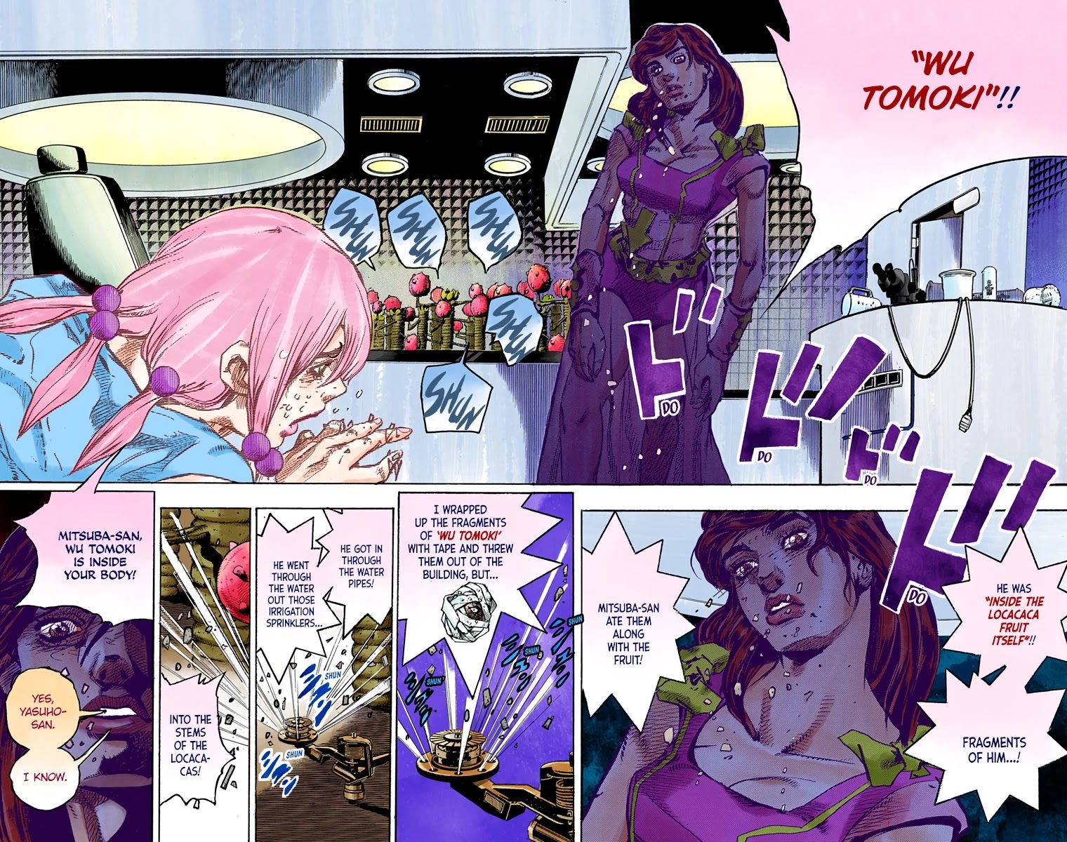 JoJo's Bizarre Adventure Part 8 - JoJolion (Official Colored) Chapter 82 page 15 - Chapter 82: Doctor Wu and Awaking III Leaves Part 4