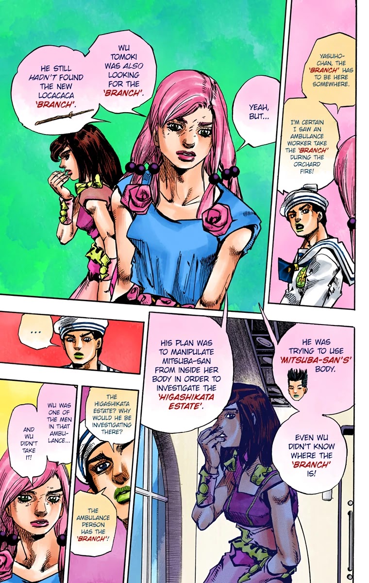 JoJo's Bizarre Adventure Part 8 - JoJolion (Official Colored) Chapter 82 page 33 - Chapter 82: Doctor Wu and Awaking III Leaves Part 4