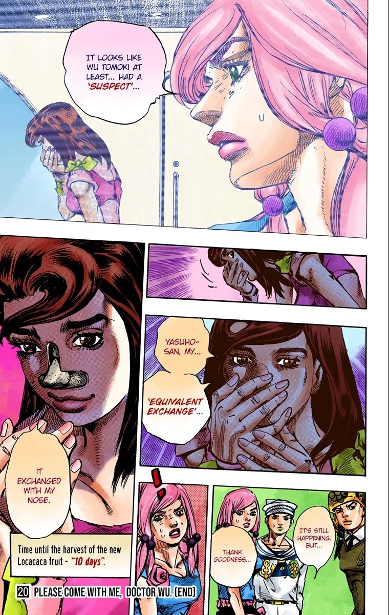 JoJo's Bizarre Adventure Part 8 - JoJolion (Official Colored) Chapter 82 page 35 - Chapter 82: Doctor Wu and Awaking III Leaves Part 4
