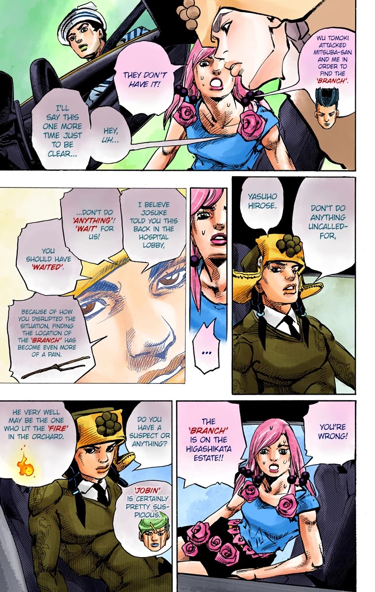 JoJo's Bizarre Adventure Part 8 - JoJolion (Official Colored) Chapter 83 page 11 - Chapter 83: The New Locacaca
