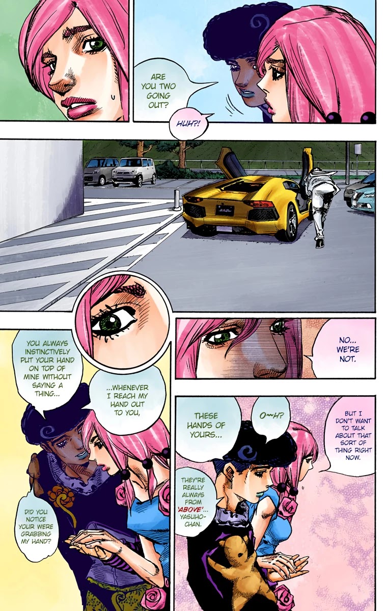 JoJo's Bizarre Adventure Part 8 - JoJolion (Official Colored) Chapter 83 page 17 - Chapter 83: The New Locacaca