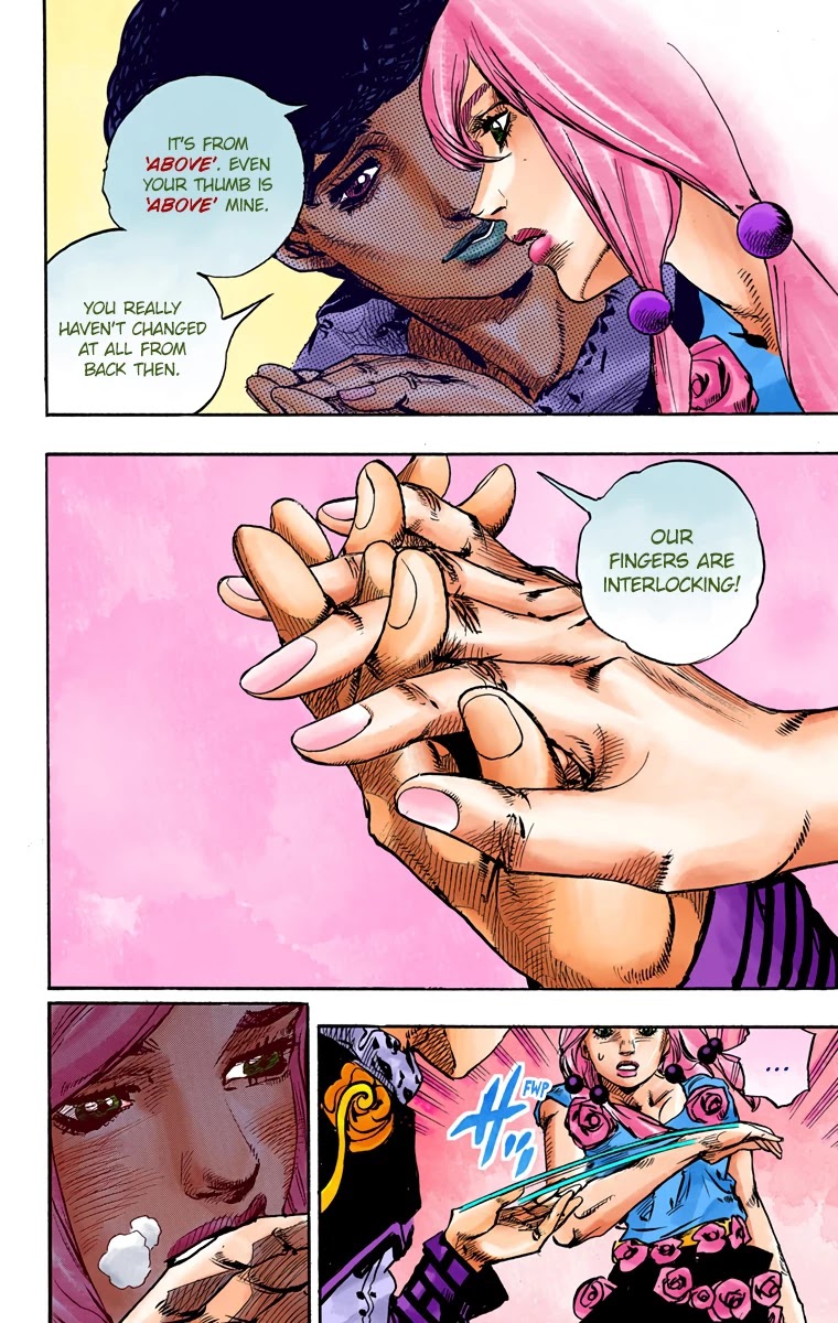 JoJo's Bizarre Adventure Part 8 - JoJolion (Official Colored) Chapter 83 page 18 - Chapter 83: The New Locacaca