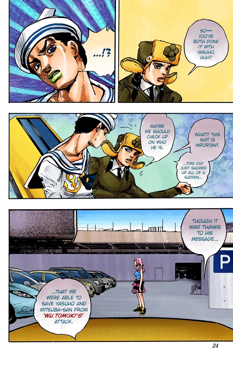 JoJo's Bizarre Adventure Part 8 - JoJolion (Official Colored) Chapter 83 page 20 - Chapter 83: The New Locacaca