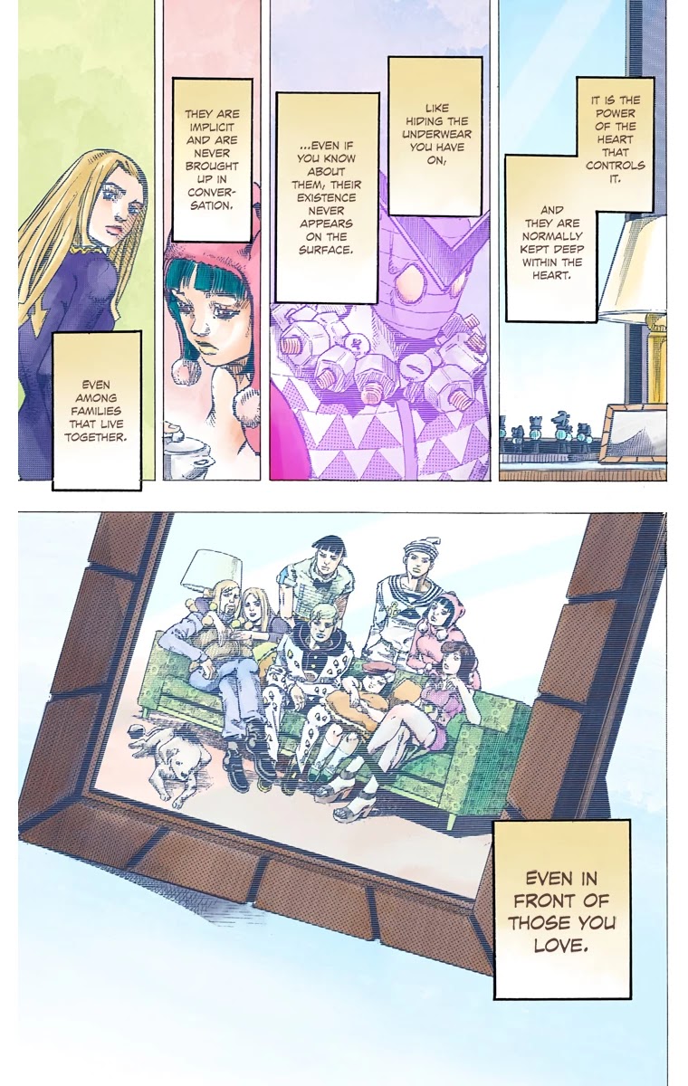 JoJo's Bizarre Adventure Part 8 - JoJolion (Official Colored) Chapter 83 page 25 - Chapter 83: The New Locacaca