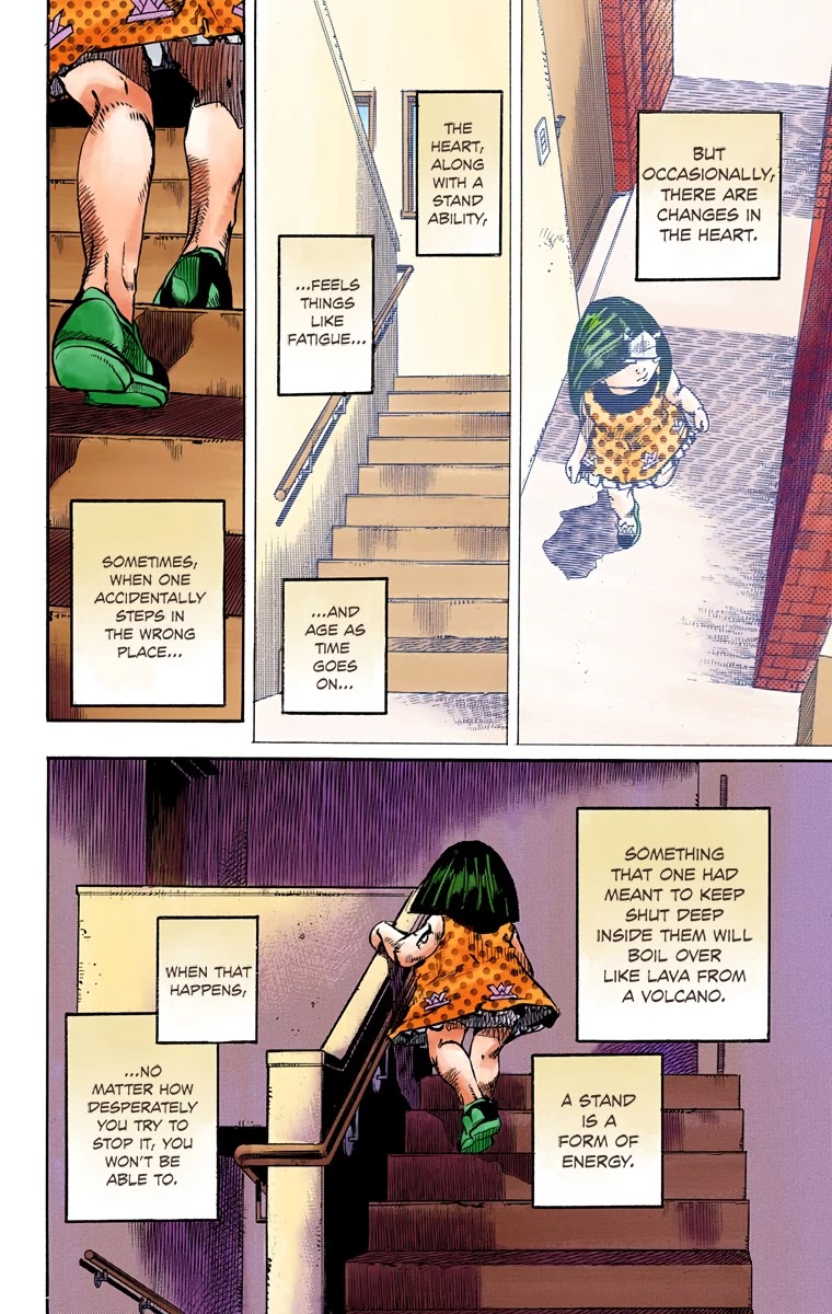 JoJo's Bizarre Adventure Part 8 - JoJolion (Official Colored) Chapter 83 page 26 - Chapter 83: The New Locacaca