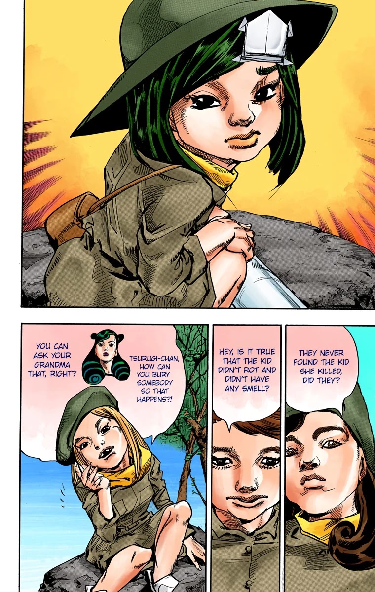 JoJo's Bizarre Adventure Part 8 - JoJolion (Official Colored) Chapter 83 page 37 - Chapter 83: The New Locacaca