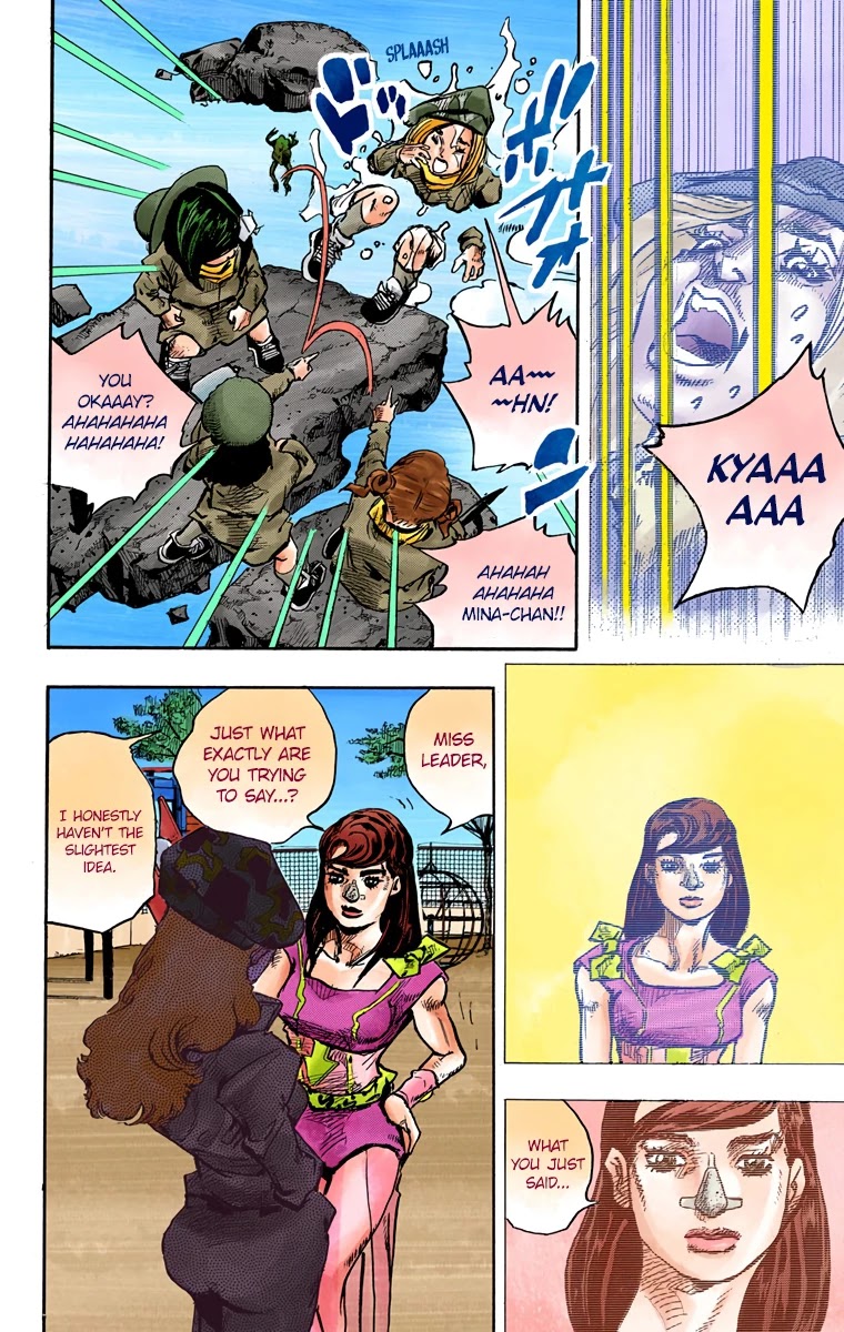 JoJo's Bizarre Adventure Part 8 - JoJolion (Official Colored) Chapter 83 page 39 - Chapter 83: The New Locacaca