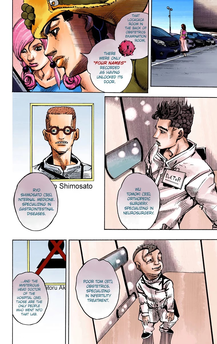 JoJo's Bizarre Adventure Part 8 - JoJolion (Official Colored) Chapter 83 page 8 - Chapter 83: The New Locacaca