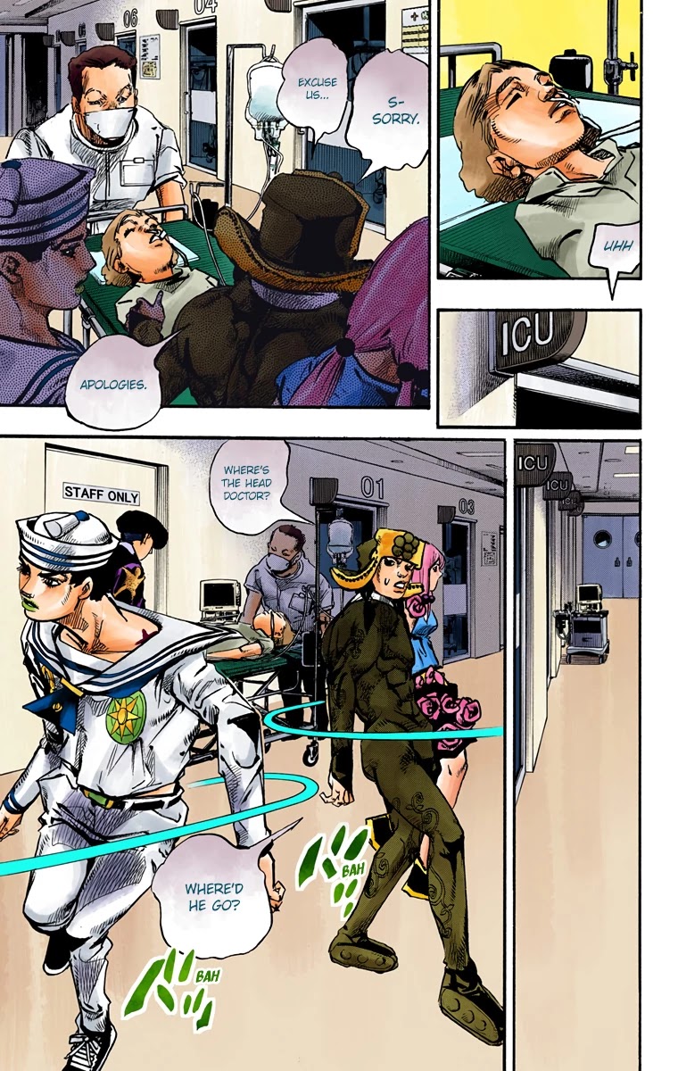JoJo's Bizarre Adventure Part 8 - JoJolion (Official Colored) Chapter 84 page 22 - Chapter 84: The Wonder of You (The Miracle of Your Love), Part 1