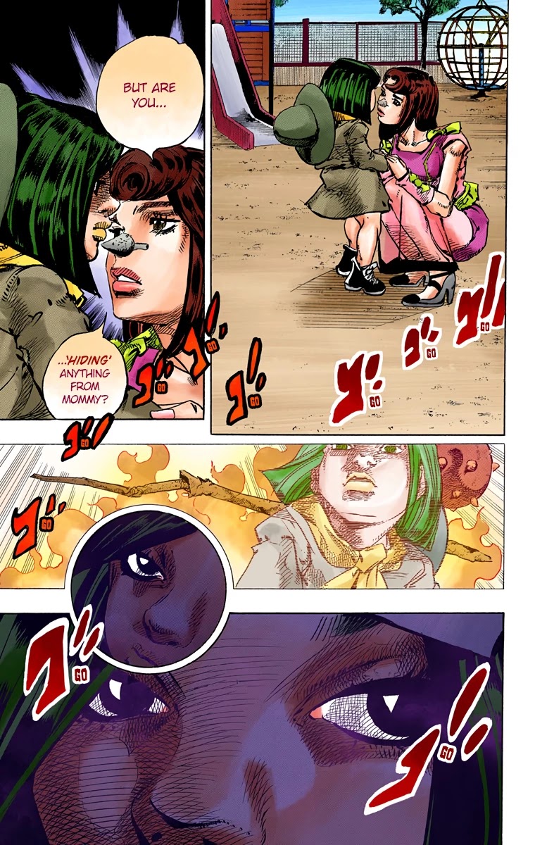 JoJo's Bizarre Adventure Part 8 - JoJolion (Official Colored) Chapter 84 page 35 - Chapter 84: The Wonder of You (The Miracle of Your Love), Part 1
