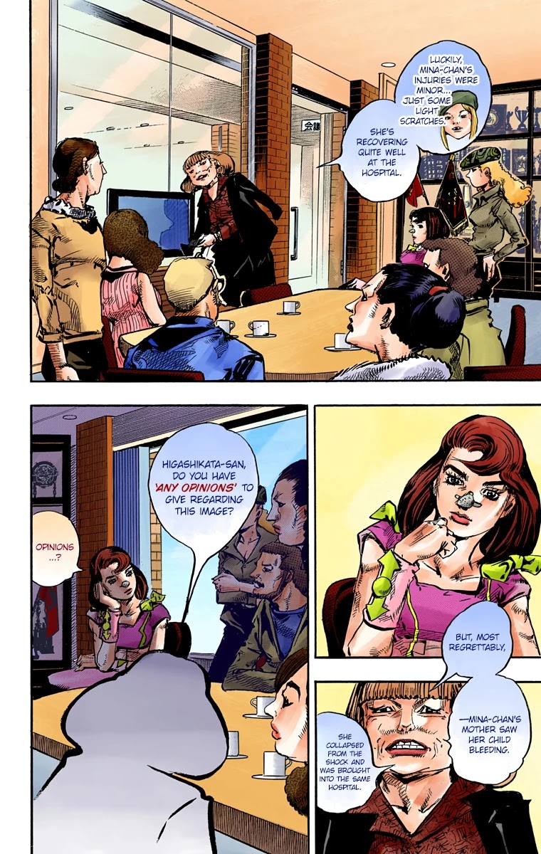 JoJo's Bizarre Adventure Part 8 - JoJolion (Official Colored) Chapter 84 page 38 - Chapter 84: The Wonder of You (The Miracle of Your Love), Part 1