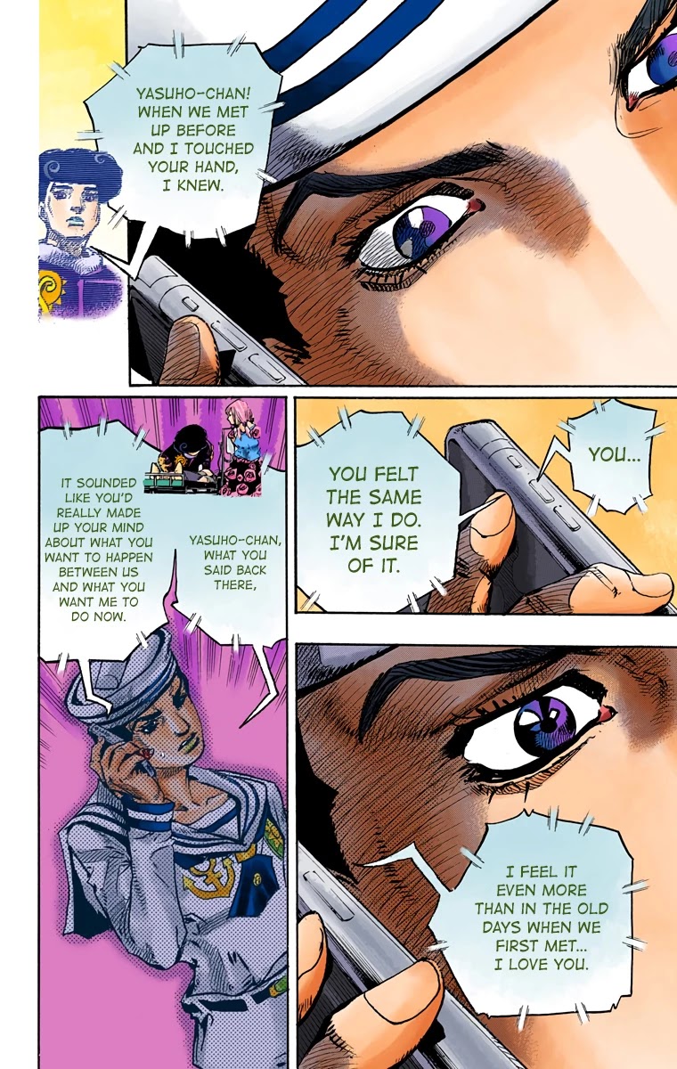 JoJo's Bizarre Adventure Part 8 - JoJolion (Official Colored) Chapter 85 page 34 - Chapter 85: The Wonder of You (The Miracle of Your Love), Part 2