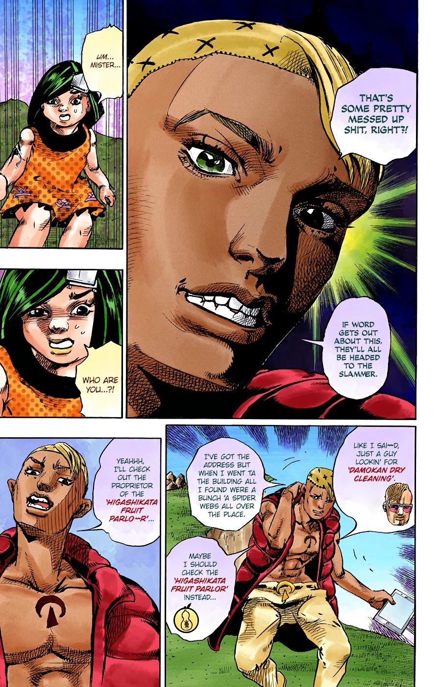 JoJo's Bizarre Adventure Part 8 - JoJolion (Official Colored) Chapter 87 page 21 - Chapter 87: The Wonder of You (The Miracle of Your Love), Part 4