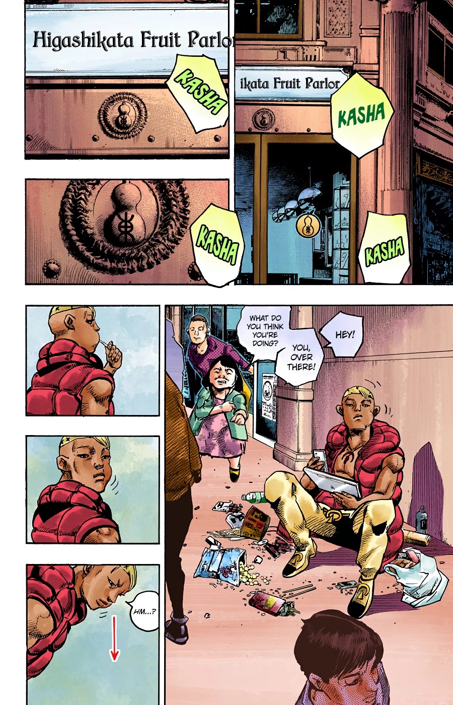 JoJo's Bizarre Adventure Part 8 - JoJolion (Official Colored) Chapter 87 page 8 - Chapter 87: The Wonder of You (The Miracle of Your Love), Part 4