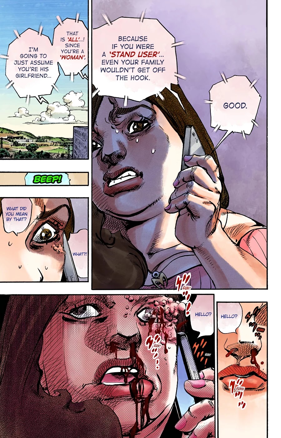 JoJo's Bizarre Adventure Part 8 - JoJolion (Official Colored) Chapter 88 page 35 - Chapter 88: The Wonder of You (The Miracle of Your Love), Part 5