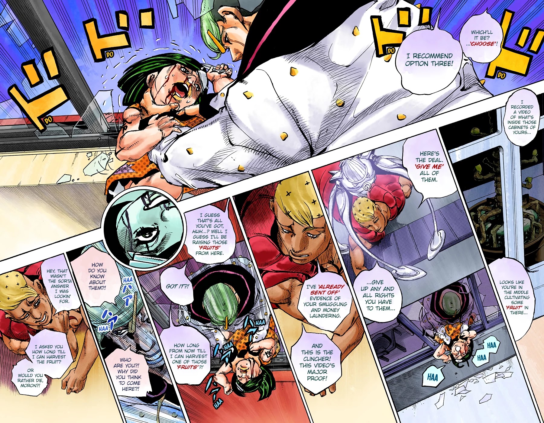 JoJo's Bizarre Adventure Part 8 - JoJolion (Official Colored) Chapter 88 page 8 - Chapter 88: The Wonder of You (The Miracle of Your Love), Part 5