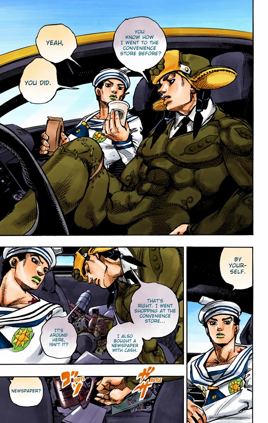 JoJo's Bizarre Adventure Part 8 - JoJolion (Official Colored) Chapter 89 page 6 - Chapter 89: The Wonder of You (The Miracle of Your Love), Part 6