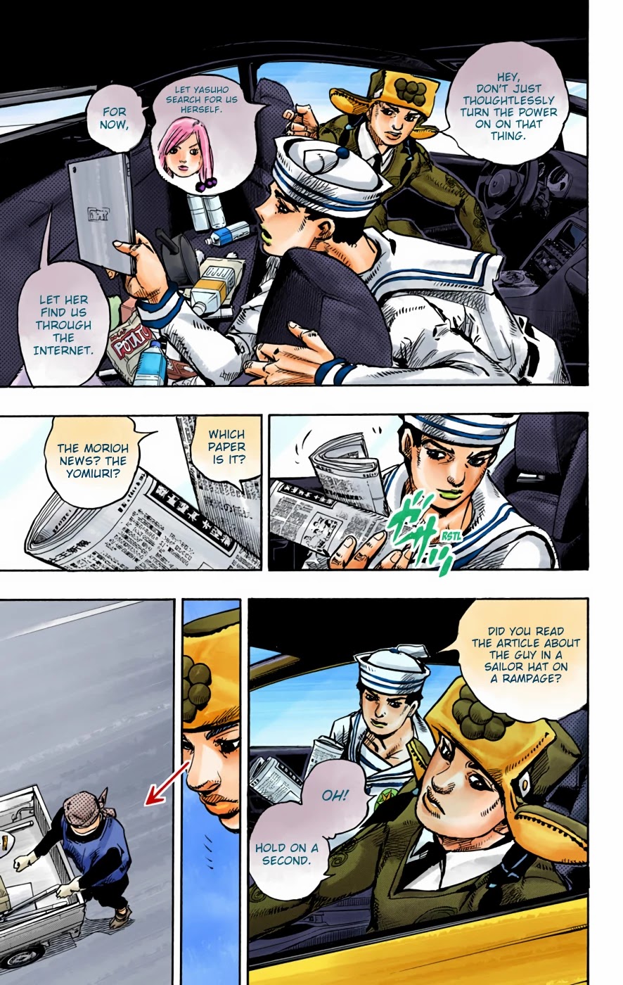 JoJo's Bizarre Adventure Part 8 - JoJolion (Official Colored) Chapter 89 page 8 - Chapter 89: The Wonder of You (The Miracle of Your Love), Part 6