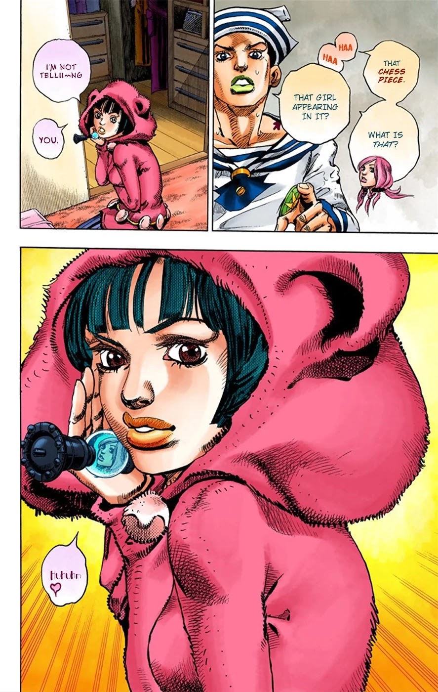 JoJo's Bizarre Adventure Part 8 - JoJolion (Official Colored) Chapter 9 page 12 - Chapter 9: California King Bed Part 2