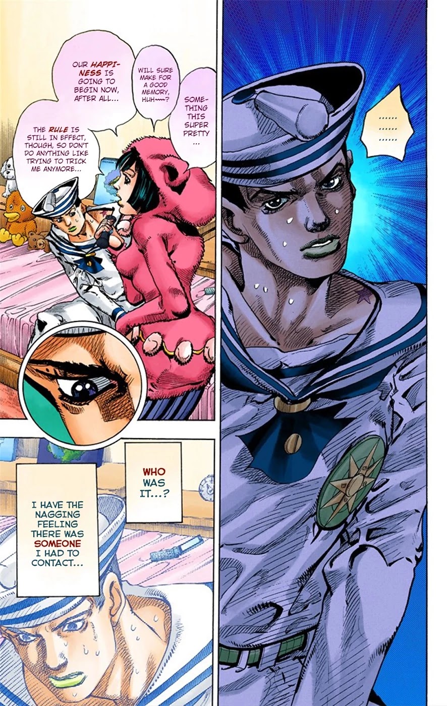 JoJo's Bizarre Adventure Part 8 - JoJolion (Official Colored) Chapter 9 page 13 - Chapter 9: California King Bed Part 2