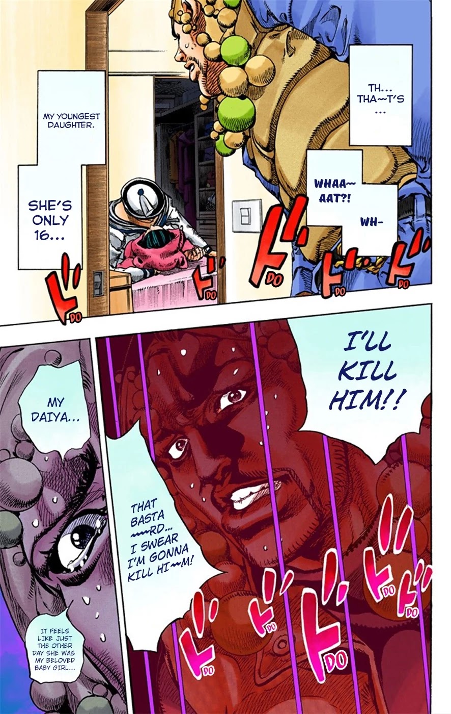 JoJo's Bizarre Adventure Part 8 - JoJolion (Official Colored) Chapter 9 page 21 - Chapter 9: California King Bed Part 2