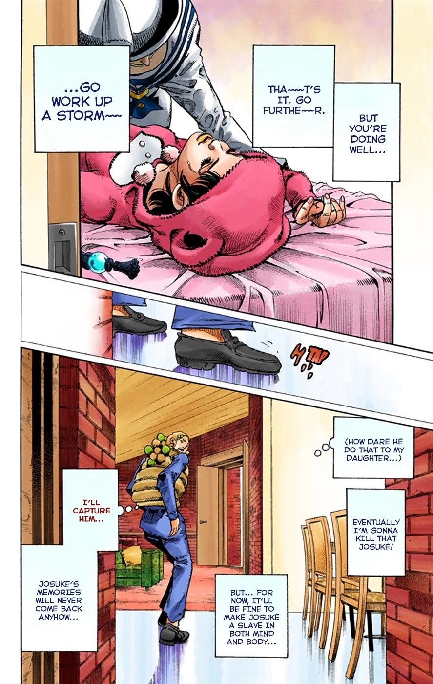JoJo's Bizarre Adventure Part 8 - JoJolion (Official Colored) Chapter 9 page 22 - Chapter 9: California King Bed Part 2
