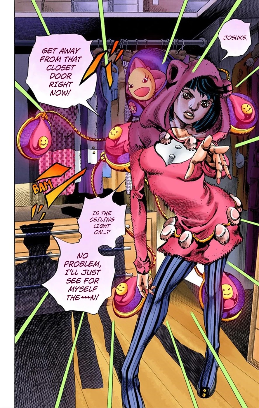 JoJo's Bizarre Adventure Part 8 - JoJolion (Official Colored) Chapter 9 page 3 - Chapter 9: California King Bed Part 2