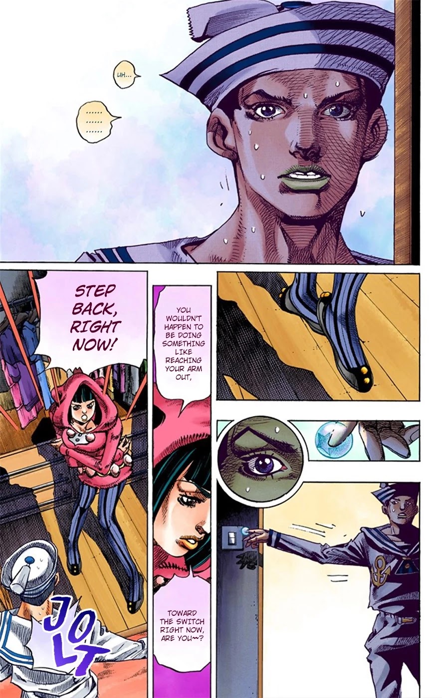 JoJo's Bizarre Adventure Part 8 - JoJolion (Official Colored) Chapter 9 page 4 - Chapter 9: California King Bed Part 2