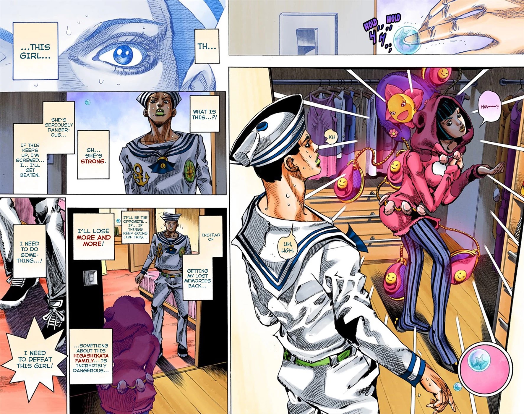 JoJo's Bizarre Adventure Part 8 - JoJolion (Official Colored) Chapter 9 page 5 - Chapter 9: California King Bed Part 2
