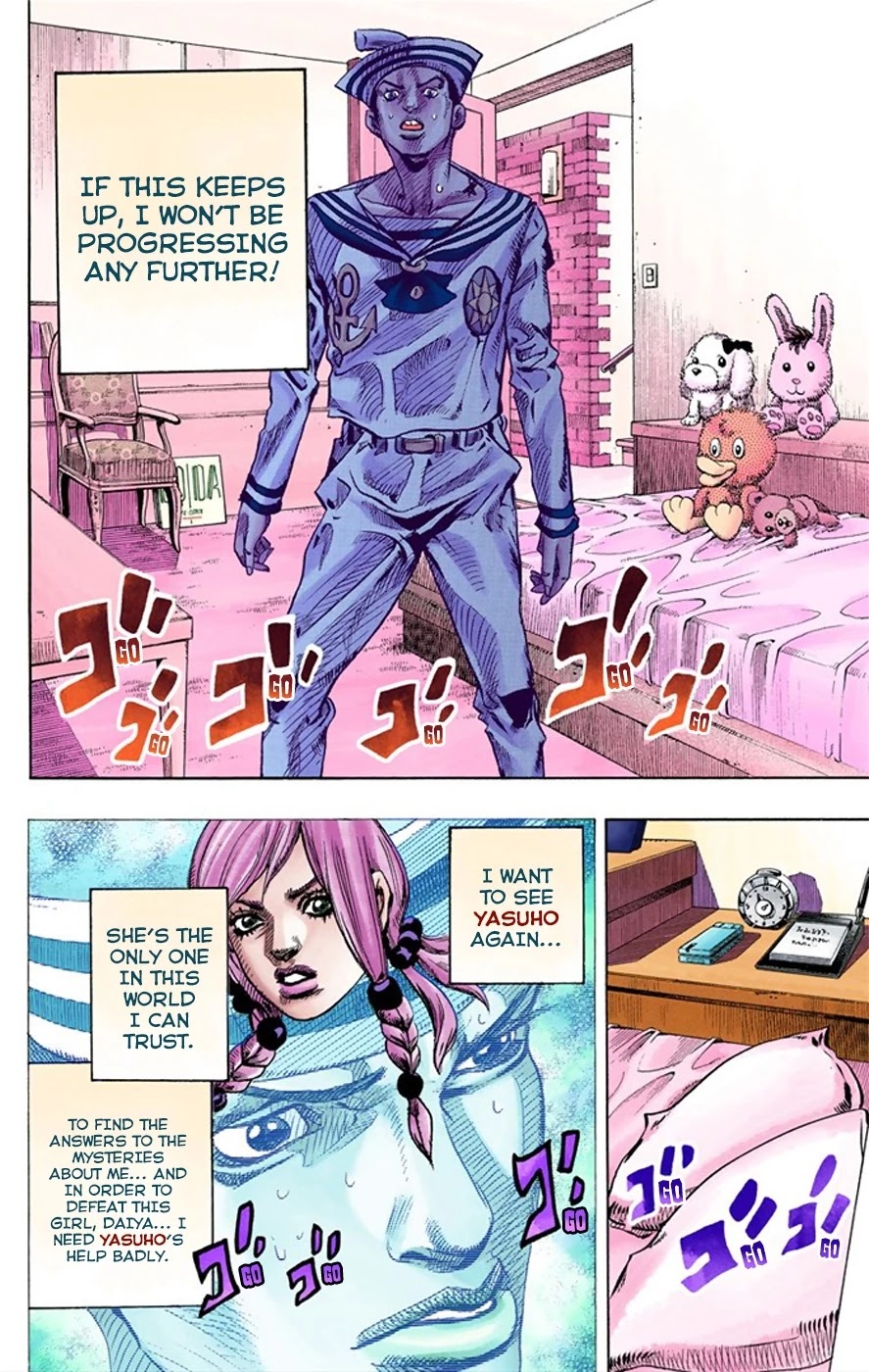 JoJo's Bizarre Adventure Part 8 - JoJolion (Official Colored) Chapter 9 page 6 - Chapter 9: California King Bed Part 2