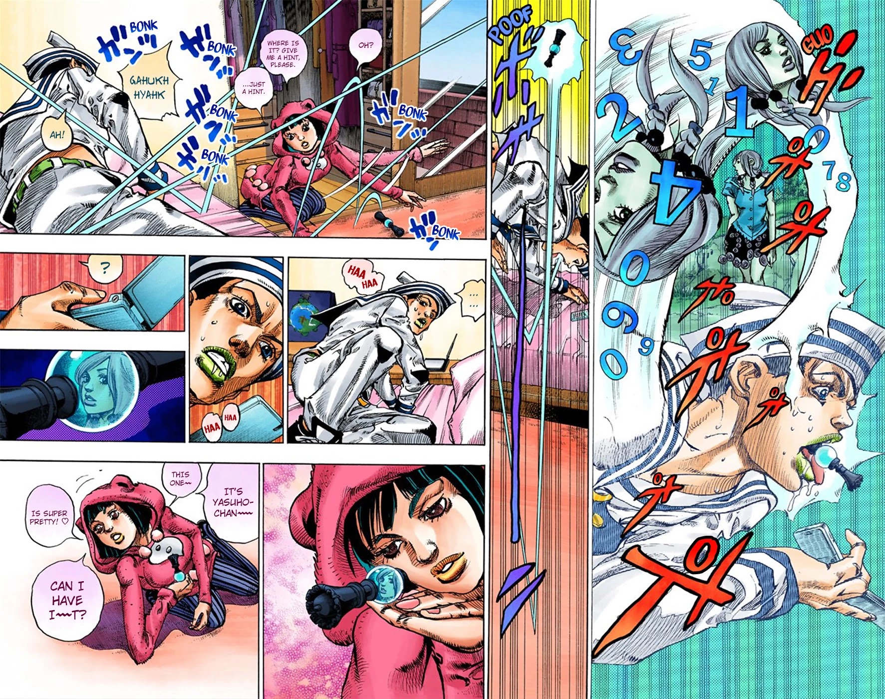 JoJo's Bizarre Adventure Part 8 - JoJolion (Official Colored) Chapter 9 page 9 - Chapter 9: California King Bed Part 2