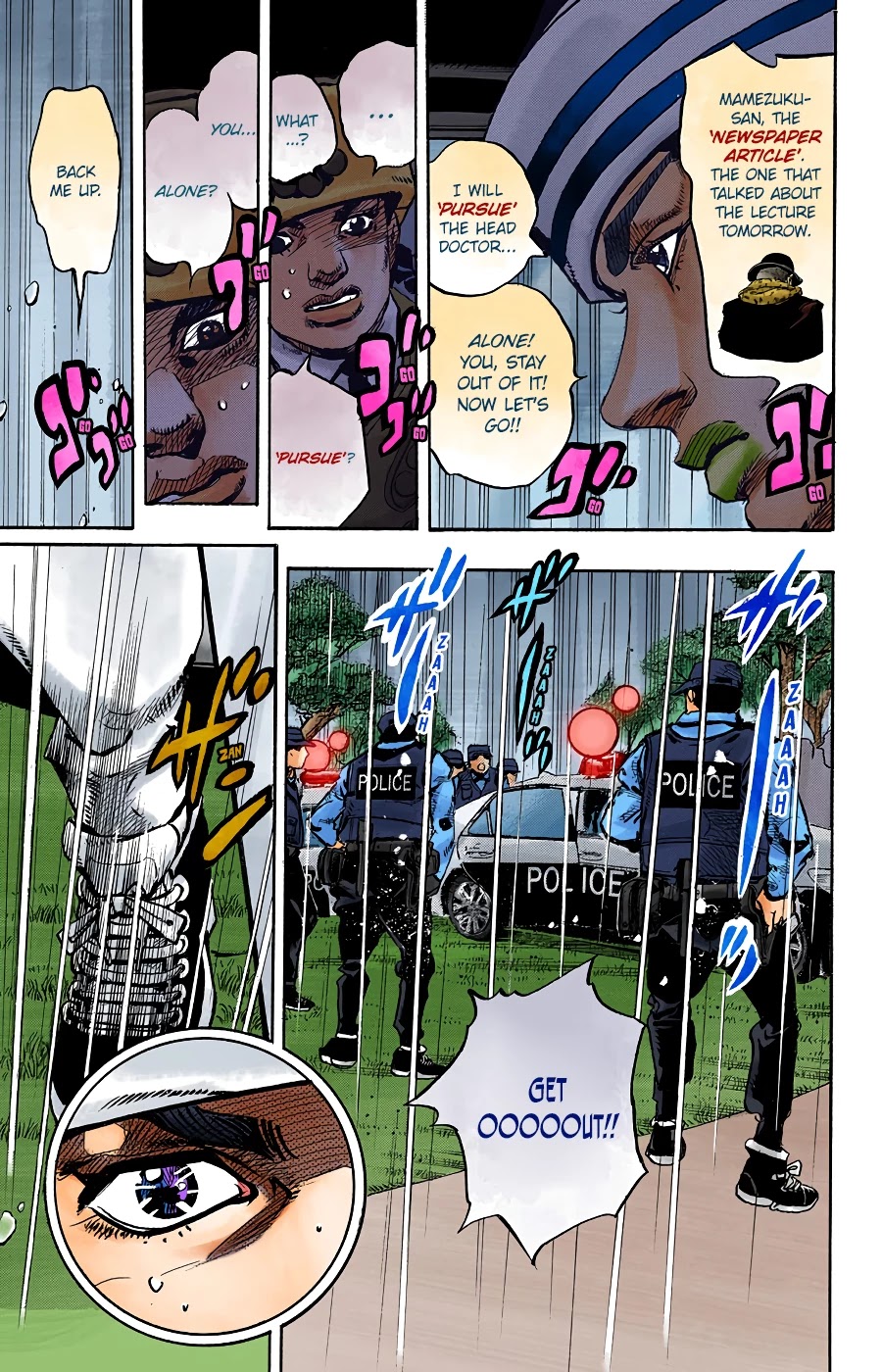 JoJo's Bizarre Adventure Part 8 - JoJolion (Official Colored) Chapter 90 page 10 - Chapter 90: The Wonder of You (The Miracle of Your Love), Part 7