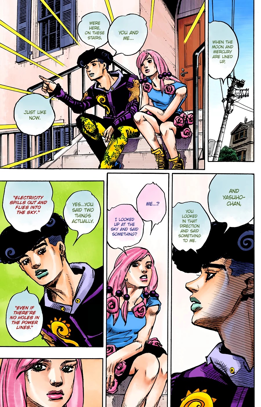 JoJo's Bizarre Adventure Part 8 - JoJolion (Official Colored) Chapter 90 page 19 - Chapter 90: The Wonder of You (The Miracle of Your Love), Part 7