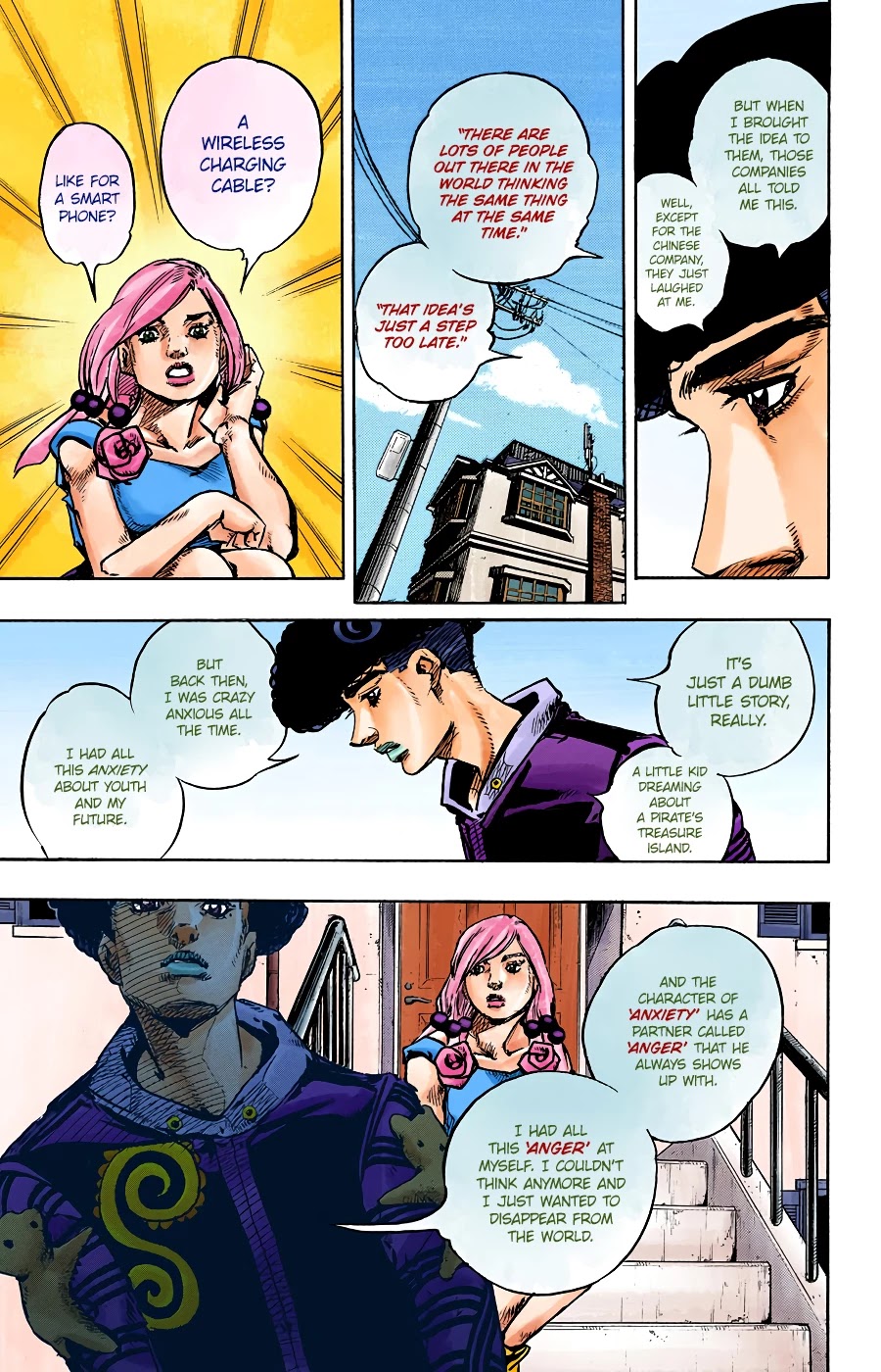 JoJo's Bizarre Adventure Part 8 - JoJolion (Official Colored) Chapter 90 page 21 - Chapter 90: The Wonder of You (The Miracle of Your Love), Part 7