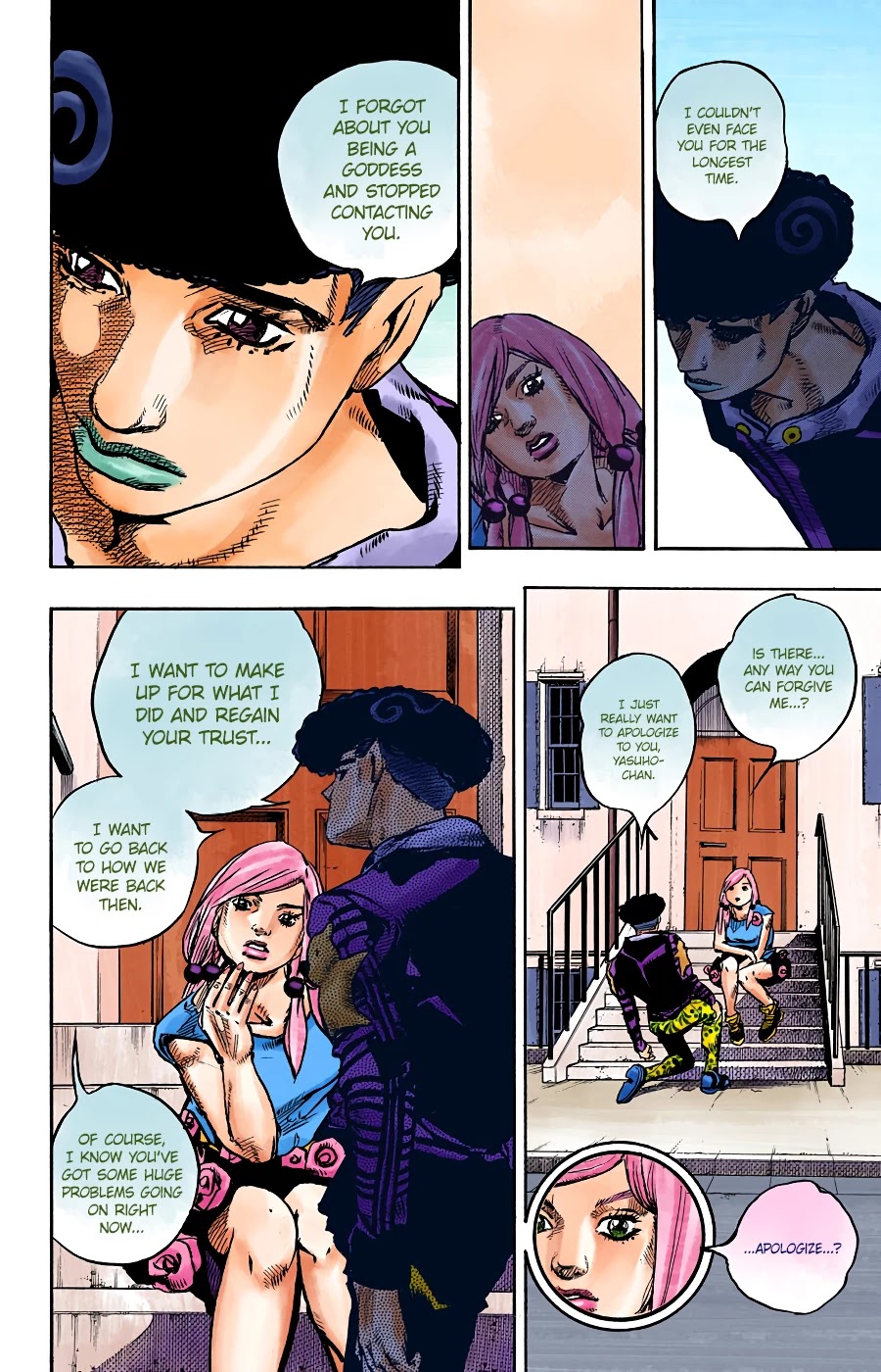 JoJo's Bizarre Adventure Part 8 - JoJolion (Official Colored) Chapter 90 page 22 - Chapter 90: The Wonder of You (The Miracle of Your Love), Part 7