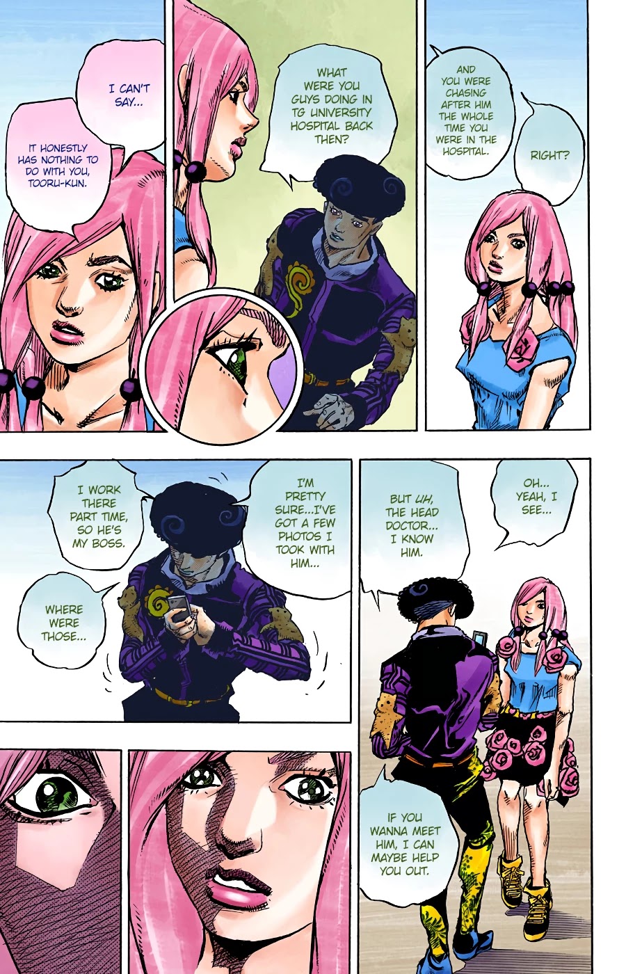 JoJo's Bizarre Adventure Part 8 - JoJolion (Official Colored) Chapter 90 page 29 - Chapter 90: The Wonder of You (The Miracle of Your Love), Part 7